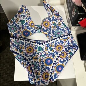 Floral women’s Two Piece Swimsuit.